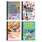 Fashion Angels: Sticker Book Bundle - 4 Pack - Includes 4,000+ Stickers In Fun & Colorful Themes, Cute-Food-Photographs-Animals, Girls-Tweens-Kids 6+